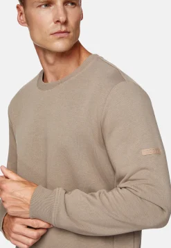 Boggi Milano Sweat À Col Rond En Coton Mélangé