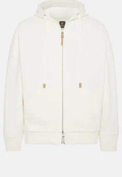 Boggi Milano Sweat Full Zip À Capuche En Coton