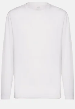 Boggi Milano T-shirt À Manches Longues En Jersey De Coton Pima