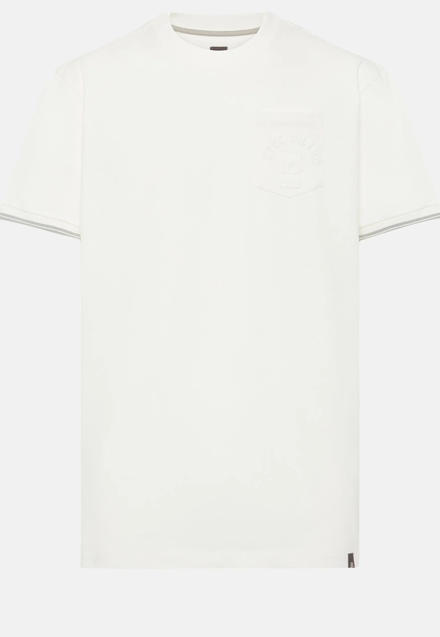 Boggi Milano T-shirt En Coton Bio Mélangé