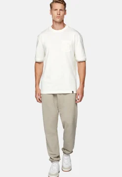 Boggi Milano T-shirt En Coton Bio Mélangé