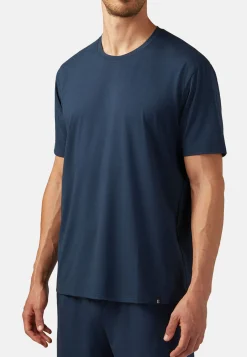 Boggi Milano T-shirt Pyjama En Viscose Mélangée