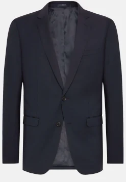 Boggi Milano Veste à Micromotif En Laine Extensible