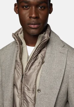 Boggi Milano Veste Avec Gilet En Laine Mélangée