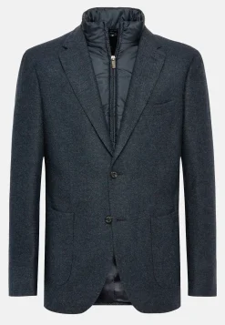 Boggi Milano Veste Avec Gilet En Laine Mélangée