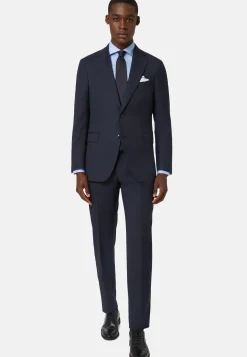 Boggi Milano Veste Micro Structurée En Laine Entoilée