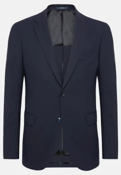 Boggi Milano Veste Bleue Travel En Laine