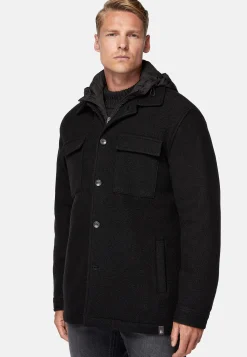 Boggi Milano Veste Chemise Blink En Laine Avec Plastron