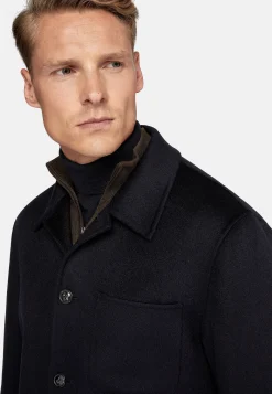 Boggi Milano Veste Chemise De Travail En Laine