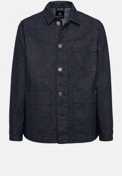 Boggi Milano Veste Chemise De Travail En Denim