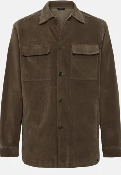 Boggi Milano Veste Chemise En Moleskine