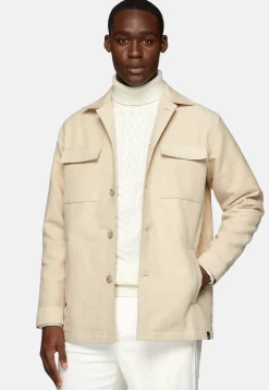 Boggi Milano Veste Chemise En Moleskine Link