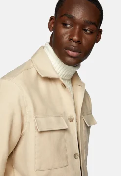 Boggi Milano Veste Chemise En Moleskine Link