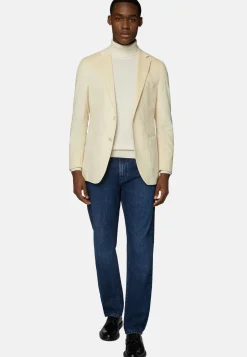 Boggi Milano Veste Crème En Coton Et Cachemire