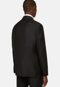 Boggi Milano Veste De Smoking En Laine Avec Revers En Pointe