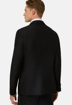 Boggi Milano Veste De Smoking e En Laine Avec Revers En Pointe