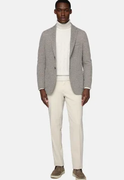 Boggi Milano Veste Gris Tourterelle B Jersey En Coton Et Polyester