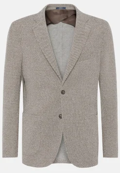 Boggi Milano Veste Gris Tourterelle B Jersey En Coton Et Polyester
