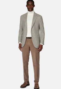 Boggi Milano Veste Gris Tourterelle En Laine Extensible