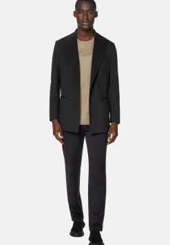 Boggi Milano Veste e À Double Boutonnage En Nylon Stretch BTech