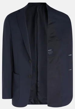 Boggi Milano Veste Noire En Nylon Stretch B Tech