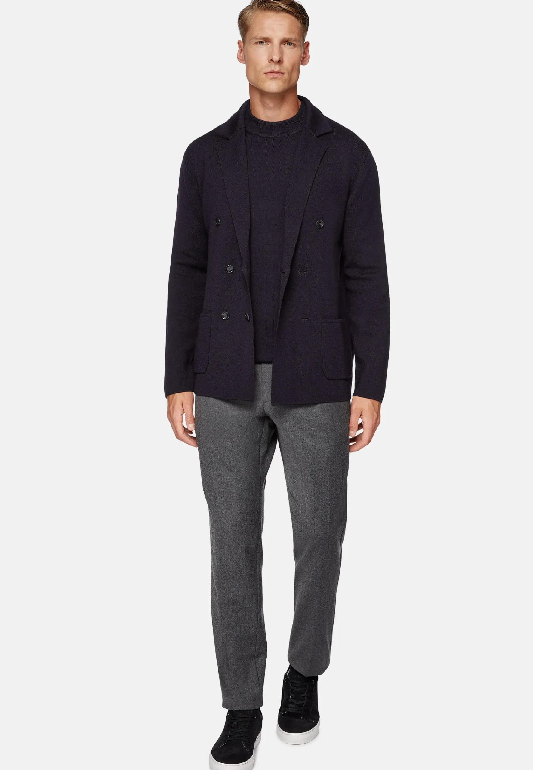 Boggi Milano Veste Pull En Laine Mérinos