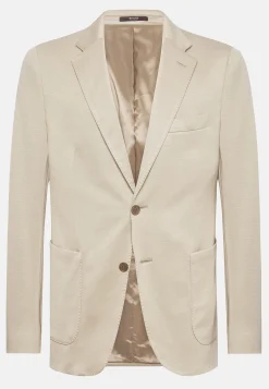 Boggi Milano Veste Sable B Jersey En Coton Cachemire Et Tencel