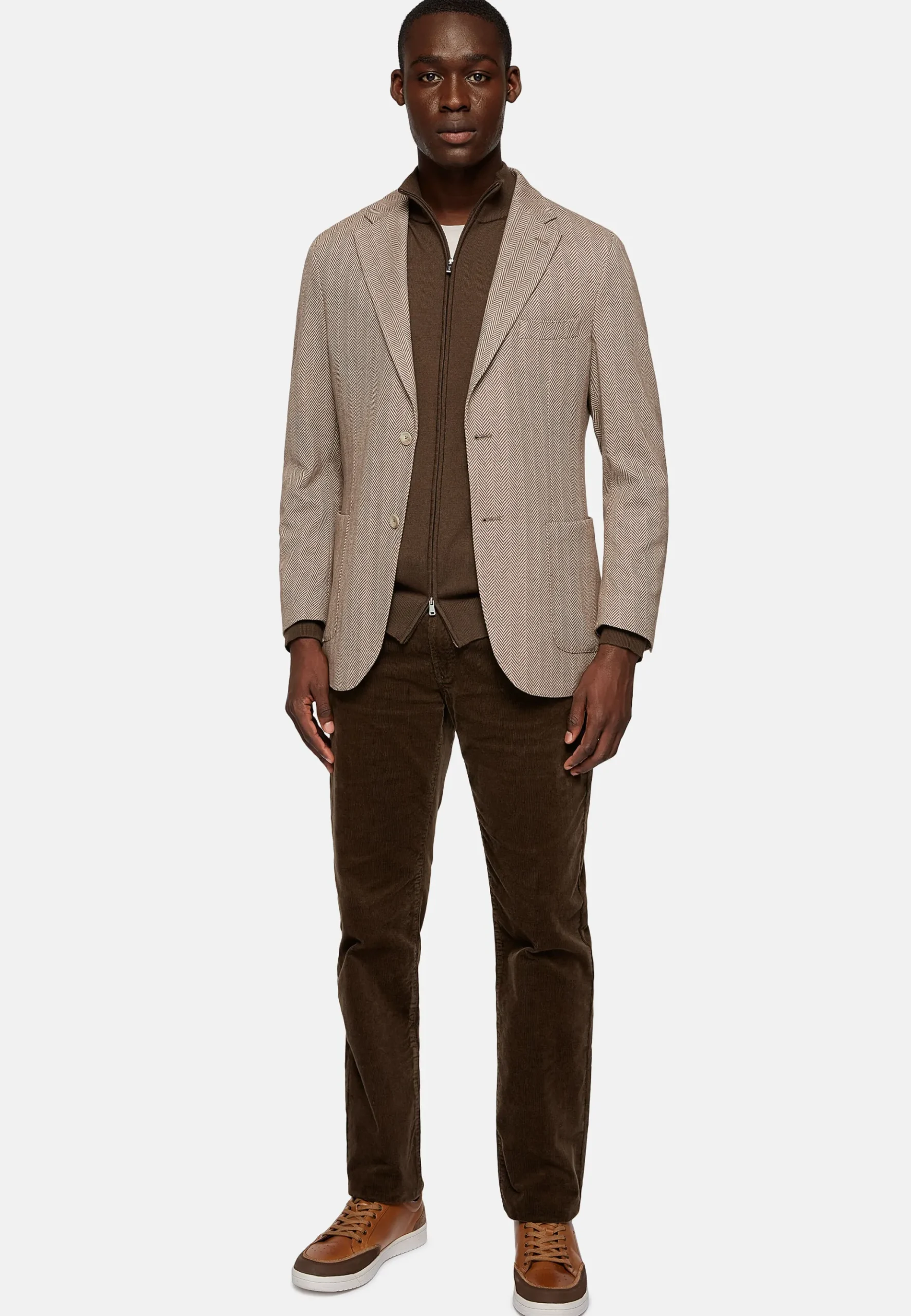 Boggi Milano Veste Structurée En Coton Mélangé Jersey