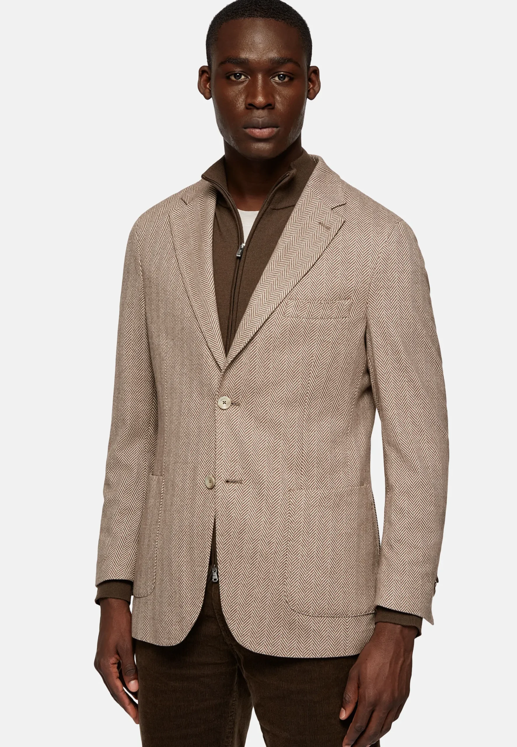 Boggi Milano Veste Structurée En Coton Mélangé Jersey